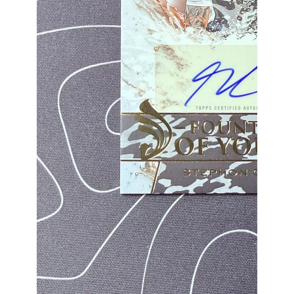 2025-26 Topps Inception Stephon Castle Fountain Of Youth Signatures 02/10 Auto